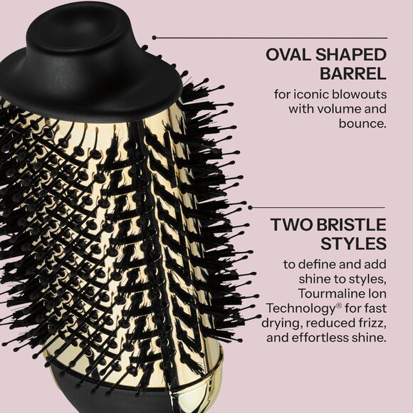 Hot Tools Professional 24k Gold One-Step Salon Blowout Hair Styler Brush HT1076 main image 5